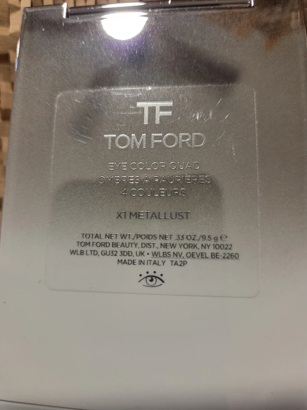 Tom Ford Metallust, Rare,  Eye Color Quad - New
